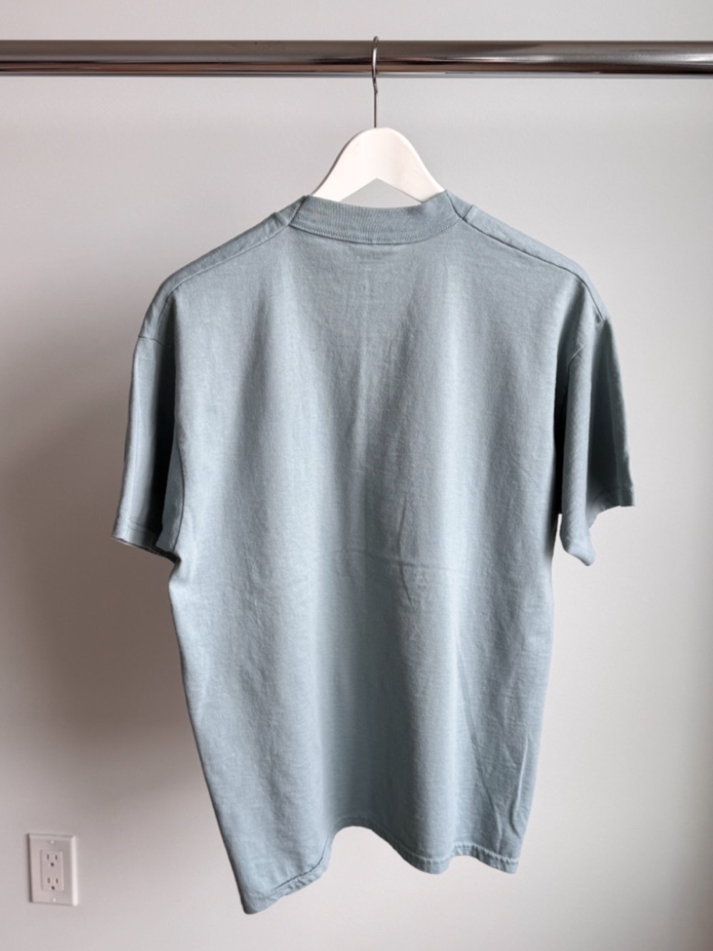 Vtg 90s Pigeon Forge TN Bird Floral Tee L 21x26 Teal Nature Fruit of the Loom - Picture 3 of 13